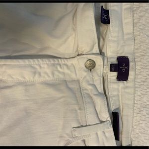 Nydj plus size women’s white cropped jeans